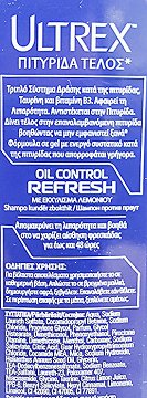 Ultrex Men Oil Control Refresh Antidandruff Shampoo 360ml