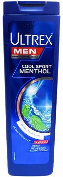 Ultrex Men Cool Sport Menthol Antidandruff Shampoo 360ml