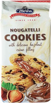 Merba Nougatelli Cookies 200g