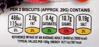 Sunbest Fruit Biscuits Φρούτα Δάσους 5Τεμ