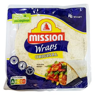 Mission Wraps Original Τορτίγιες Μεγάλες 6Τεμ