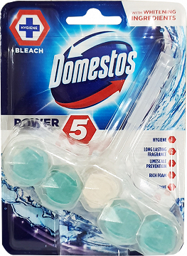 Domestos Power 5 Toilet Refreshner Chlorine 55g