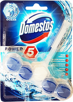 Domestos Power 5 Toilet Refreshner Ocean 55g
