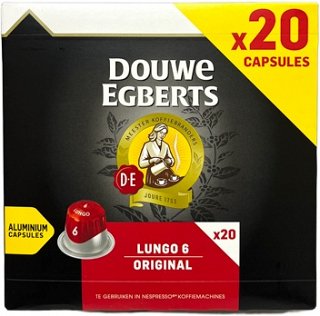 Douwe Egberts Lungo 6 Original Καψούλες 20Τεμ