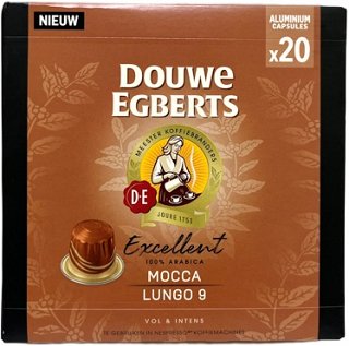 Douwe Egberts Mocca Lungo 9 Capsules 20Pcs