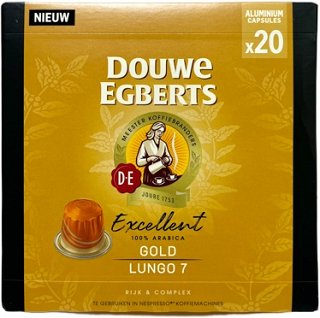 Douwe Egberts Gold Lungo 7 Καψούλες 20Τεμ