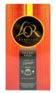 Lor Espresso Passione Rossa Imola Ristretto Capsules 10Pcs