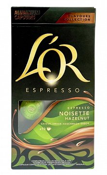 Lor Espresso Noisette Hazelnut Capsules 10Pcs
