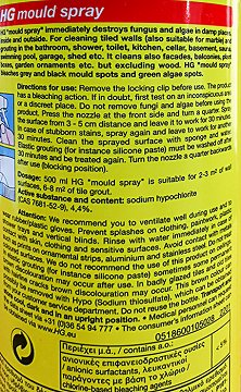 Hg Mould Spray 500ml