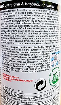 Hg Oven Grill & Barbecue Cleaner 500ml