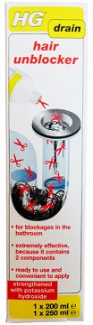 Hg Hair Unblocker Drain 1X200ml & 1x250ml