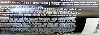 Toni & Guy Men Anti Dandruff 2in1 Shampoo 250ml
