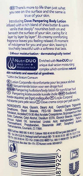 Dove Purely Pampering Κρέμα Σώματος Βούτυρο Καριτέ & Βανίλια 250ml