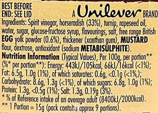 Colmans Horseradish Sauce 136g