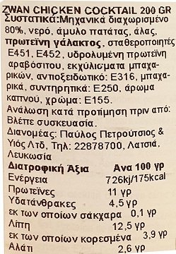 Zwan Chicken Cocktail Sausages 400g