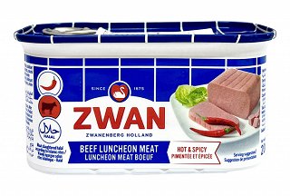 Zwan Beef Luncheon Meat Hot & Spicy 200g