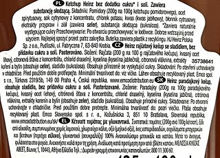 Heinz Zero Ketchup No Added Sugar & Salt 400ml