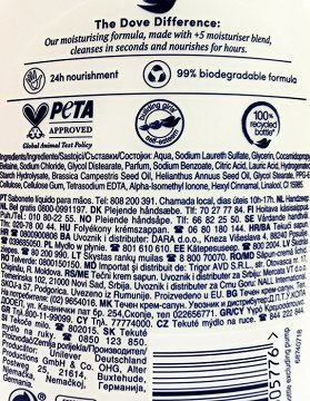 Dove Nourishing Silk Κρεμοσάπουνο 250ml