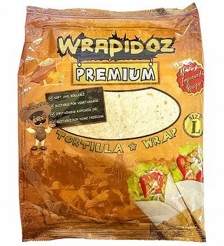 Wrapidoz Premium Τορτίγιες Μεγάλες 6Τεμ