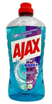 Ajax Boost Ξύδι & Λεβάντα Υγρό Καθαρισμού 1L