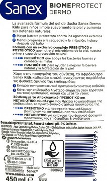 Sanex Biome Protect Dermo Kids Σώμα & Μαλλιά 450ml