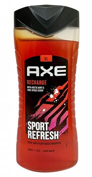 Axe Recharge Sport Refresh 3 In 1 Shower Gel 400ml