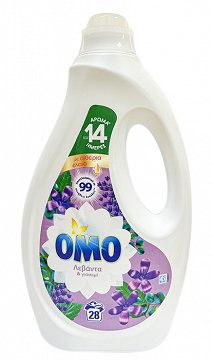 Omo Υγρό Λεβάντα & Γιασεμί 28 Πλύσεις 1,4L
