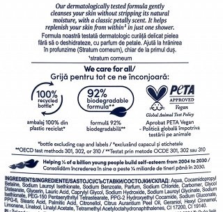 Dove Petal Soft 0% Sles Shower Gel 720ml
