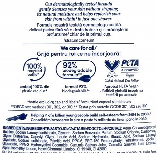 Dove Fresh Care 0% Sles Shower Gel 720ml