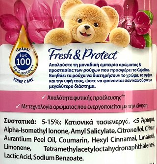 Cajoline Fresh & Protect Lilium & Forest Fruits Concentrate Fabric Softener 1096ml