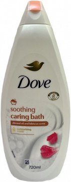 Dove Soothing Caring Bath Almond & Hibiscus Shower Cream 720ml