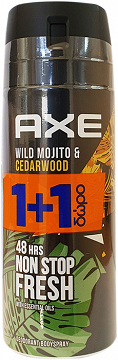 Axe Deodorant Wild Mojito & Cedarwood Spray 150ml 1+1 Free
