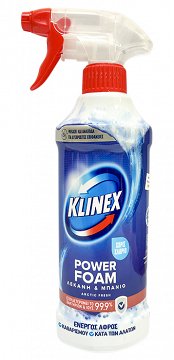 Klinex Power Foam Spray Λεκάνη & Μπάνιο Artic Fresh 435ml