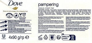 Dove Pampering Σαπουνάκια 4x90g