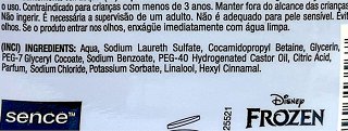 Sence Disney Frozen Αφρός Καθαρισμού Για Χέρια & Σώμα Αντλία 300ml