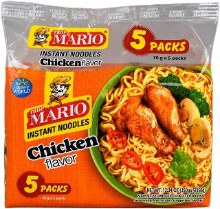 Trdp Mario Instant Noodles Chicken Flavour 5x70g