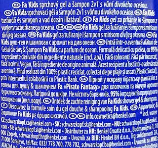 Fa Kids Pirate Fantasy Shower Gel & Shampoo 250ml