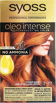 Syoss Oleo Intense No Ammonia Permanent Coloration Blonde Intense Bronze 7.77 115ml