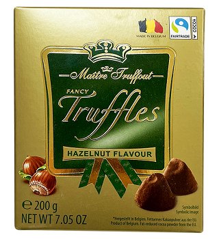 Maitre Truffout Fancy Truffles Hazelnut 200g