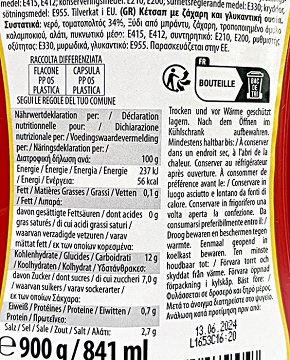 Wiko Tomato Ketchup Mild 900g