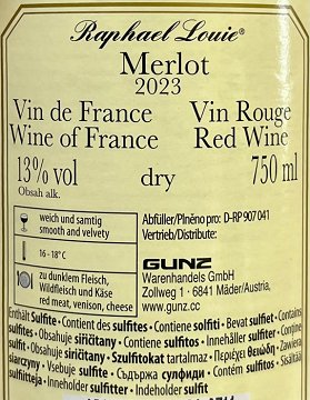 Raphael Louic Merlot 750ml