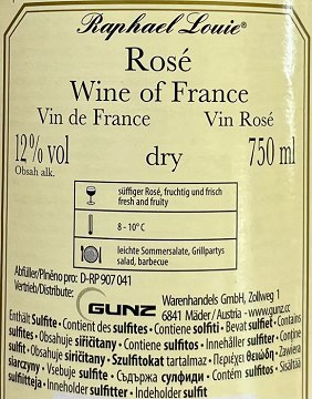 Raphael Louic Ροζέ Ξηρό Κρασί 750ml