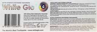 White Glo Coffee & Tea Drinkers Formula 100ml + 1 Toothbrush Free