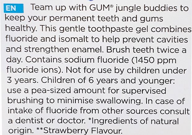 Gum Kids Οδοντόκρεμα Με Γεύση Tutti Frutti 7+ Ετών 50ml