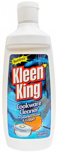 Kleen King Κρέμα Καθαρισμού Για Ανοξείδωτα Χάλυβα Χαλκό Σκεύη 295ml
