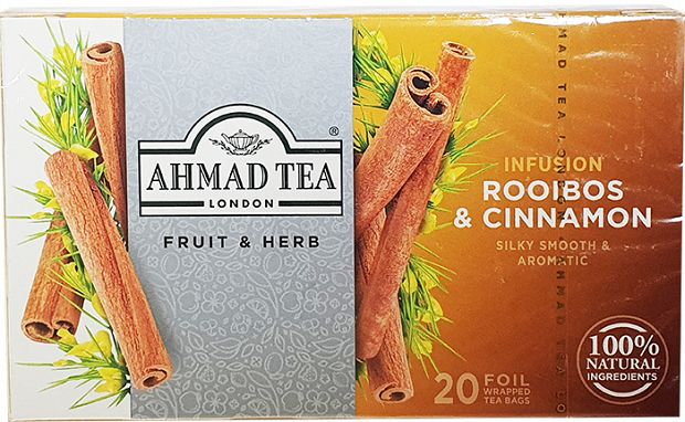 Ahmad Tea Rooibos And Cinnamon Decaffeinated 20Pcs