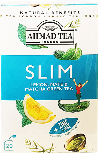 Ahmad Tea Slim Lemon Mate Matcha Green Tea 20Pcs