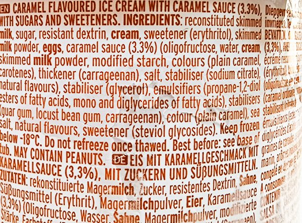 Halo Top Ice Cream Sea Salt Caramel 320Kcal 473ml