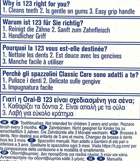 Oral B Classic Care Οδοντόβουρτσα Medium 2Τεμ