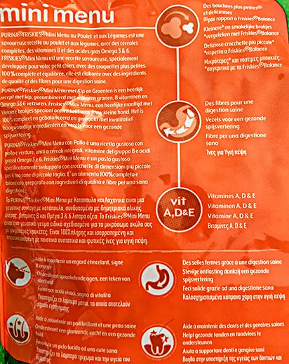 Purina Friskies Mini Menu 5 Promises Ξηρή Τροφή Κοτόπουλο 1,5kg